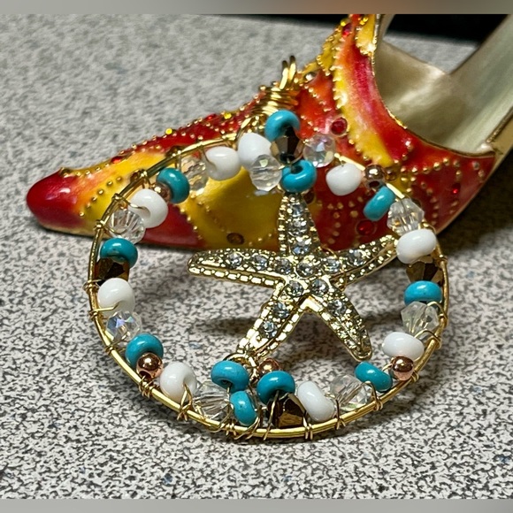 Sea and sun- beach fun starfish pendant - Picture 4 of 8